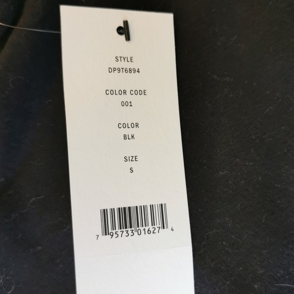 Dkny Gold Lettered Black Sport Sweatshirt Small New - Picture 4 of 6